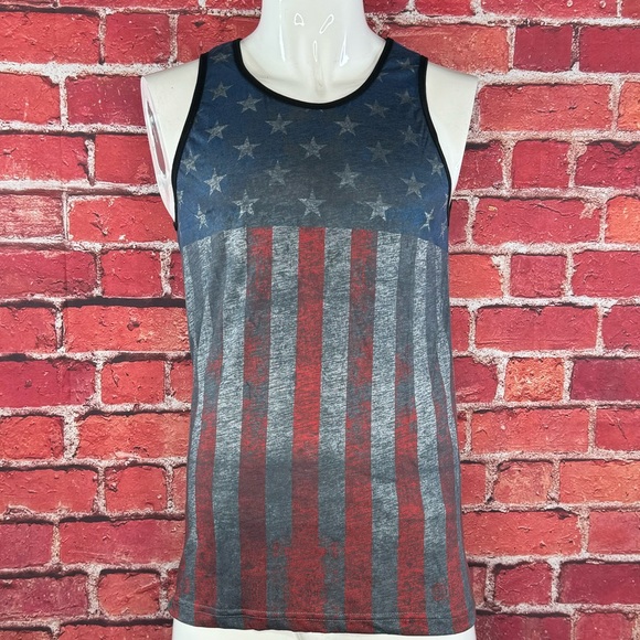 Affliction Men's American Flag Graphic Tank Top - Multiple Sizes-NWT - Picture 1 of 7